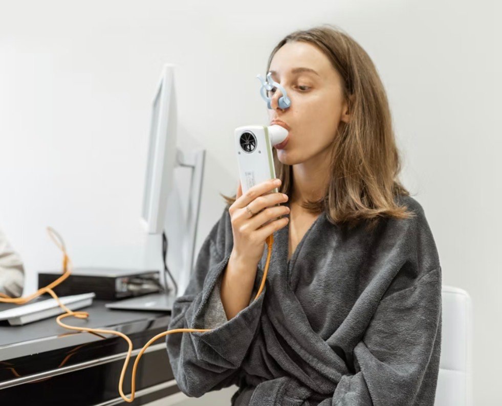 Espirometria — equipamento portátil